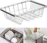 Expandable Dish Drying Rack Over Si