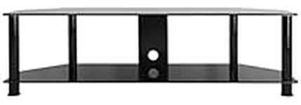 AVF SDC1400CMCC-A Portable Flat Panel Floor Stand Chrome, Transparent 165.1 cm (65 Inches) – Flat Screen Bases (TV, 60 kg, 165 cm (65 Inches)