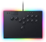 Razer Kitsune - All-Button Optical Arcade Controller for PS5 and PC (Precise Quad Movement Button Layout, Razer Low-profile Linear Optical Switches, Slim, Portable Form Factor) Black