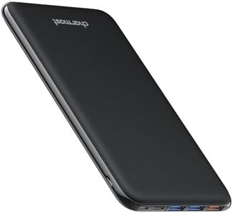 Charmast 26800mAh Powerbank USB C Externer Akku dünne Power Bank Handy Tragbares Ladegerät mit 3 Eingängen 4 Ausgängen kompatibel mit iPhone, Samsung,Huawei,Nintendo Switch,Smartphone,Tablet und mehr