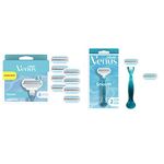 Gillette Venus Original Women's Razor + 8 Refill Cartridges | 1 Handle + 2 Refill Cartridges Bundle