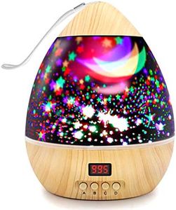 MOKOQI Star Projector Night Light for Kids, Star Night Lights Rotating Projection Lamp with Timer and Color Changing for 1-3-8 Year Old Gifts