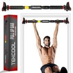 TEKCOOL Pull Up Bars For Home Workout -Chin Up Bar Gym Accessories for Men Door Way Adjustable Hanging Rod Without Screw, Anti-skid Grip, Strength Training Exercise Bar- Pullup Bar
