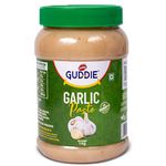 Nutty Guddie Garlic Paste 1kg, 100% Natural, Easy to Cook, Low Cholesterol, No Preservatives & Artificial Colour, Naturally Processed Adrak Lasun Paste