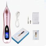 Generic Rose Gold with box: LCD Facial Freckle Dark Spot Remover Tool Laser Plasma Pen Tattoo Mole Removal Wart Removal Machine Face Skin Care Beauty Tool