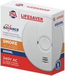 Lifesaver 6800RL 240V Photoelectric Smoke Alarm with Rechargeable Lithium Battery Back Up AS3786:2014