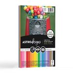 Neenah Pack 4.5"X6.5" 72/Pkg-18 Bold & Vivid Astrodesigns/Creative Collection Starter Kit Cardstock, 4.5" x 6.5", 65 lb/176 GSM, 18-Color Assortment, 72 Sheets (46416-03), Multicolor, 72 Pack