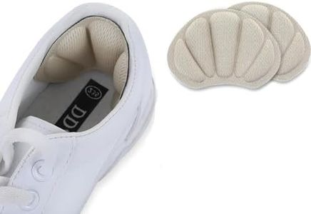 OPSUZY Back of Heel Inserts Cushion Pads Inserts for Women & Men 1 Pairs- Heel Grips Liner Cushions Inserts for Loose Shoes,Too Big Boots,Improves Shoe Fit and Comfort,Heel (beige, PACK OF 1)