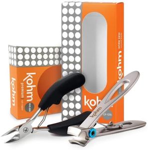 Nail Clippers Set for Thick Nails, Ingrown Toe Nail Clippers for Thick Nails, Professional Pedicure Clippers Toenail Cutters for Men, Women, Seniors