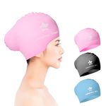 Swim Cap For Long Hair Waterproof 100