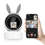 Uniter 2.5K Indoor Security Camera with Screen, 360° Pan/Tilt Baby Monitor with Camera and Audio, Pet Camera with Phone app 2-Way Audio, 5GHz WiFi Camera with Motion Tracking, Auto Tracking