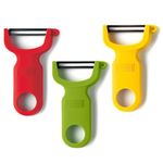 Kuhn Rikon 2784 3-Set Original Swiss Peeler, Red/Green/Yellow