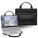 2 in 1 Protective Case + Portable Bag for 13.3" Dell Inspiron 13 5390 5391 5300 5301 7391/Inspiron 13 2-in-1 7300 7306/Latitude 3320 3301 5300 5310 5320 7300 7310/Latitude 2-in-1 5300 5310 5320,Black