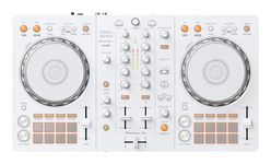 Pioneer DJ DDJ-FLX4 2-deck rekordbox and Serato DJ Controller - White, Limited Edition