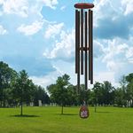 Suntimber Extra Large Wind Chimes with Big Deep Tone, 58" Memorial Wind Chime for Loss of Loved One,Bereavement/Sympathy Gift Wind Chime,Outdoor for Garden,Yard,Patio and Lawn