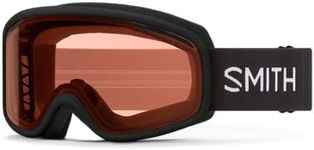 SMITH Vogue Goggles for Women with Carbonic-x Lens – Performance Snowsports Goggles with Replaceable Lens for Skiing & Snowboarding – Black + RC36 Lens