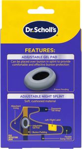 Dr. Scholl's Bunion Relief & Toe Corrector Set – Left & Right Supports