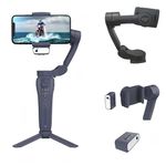 ccolorful rrope Smartphone Gimbal, Android & iPhone Gimbal Vlog stabilizer - Make YouTube & TikTok Videos,Automatic Tracking Module，Equipped with 3-axis Tracking & Image stabilization Function