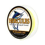 Hercules Super Cast 100M 109 Yards Braided Fishing Line 20 LB Test for Saltwater Freshwater PE Braid Fish Lines Superline 8 Strands - Flourescent Yellow, 20LB (9.1KG), 0.20MM