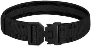 KRYDEX GEAR Tactical Leg Strap with Quick Release Buckle 1.5" Elastic Thigh Strap for Leg Drop Holster (Black)