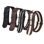 Ritche 16mm Military Ballistic Nylon Watch Strap Compatible with Timex Weekender Watch Strap Timex Replacement Watch Bands for Men Women (4 Packs), Valentine's day gifts for him or her