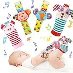 AZEN Baby Rattle Socks, Baby Toys 3