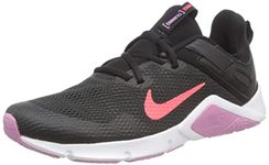 NIKE Womens Legend Essential Running Trainers CD0212 Sneakers Shoes (UK 4 US 6.5 EU 37.5, Black Flash Crimson 007)