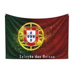 LAMRON Hanging Fabric Portugal Football Team For Win Flag, Basic 18 x 27 inches