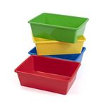 Humble Crew Kids' Primary Colors Large Storage Bins, Set of 4