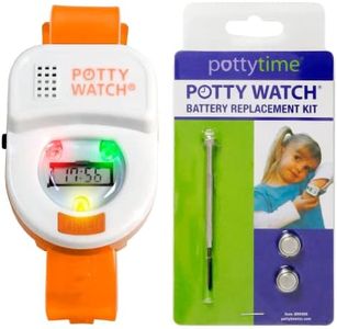 Meet Potty Watch The 1st Watch Made to Help Potty Train, Watch + Replacement Battery Kit (Orange, Watch + Battery Replacement Kit)