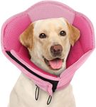 AOFITEE Dog Cone for Dogs After Surgery, Soft Dog Cone Collar for Large Medium Small Dogs, Adjustable Dog Recovery Collars & Cones, Breathable Elizabethan Collar for Dogs to Prevent Licking Wounds