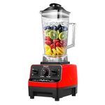 TechnoPure Professional/Commercial High Speed 25000 RPM Multifunctional, Bar Blender, Mixer Grinder, 2000W, 100% Copper Motor, Heavy Duty Mixer Blender with 2 Ltr BPA Free Unbreakable Jar (Orange)