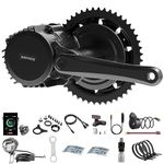 Bafang 1000W 52V Mid Drive Kit Ebike Conversion Kit Mid Drive Motor Kit BBS-HD, Electric Bike Conversion Kit with DPC18 9 Level Display, for 68-73MM Bottom Bracket