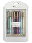 TUL Limited Edition Metallic Brights Retractable Gel Pens Medium Point 0.8 mm Assorted Barrel Colors