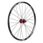 BUCKLOS 【US Stock】 26/27.5/29" Mountain Bike Wheelset, Carbon Hub MTB Wheels Quick Release Disc Brakes, 24H Low-Resistant Flat Spokes Bike Wheel fit 7-11 Speed Cassette MTB Wheelset