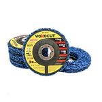 YOKOCUT 5PCS Strip Discs Stripping Wheel 115mm 4.5inch Durable Poly Paint Removal Disc For Angle Grinder Clean and Remove Paint Coating Rust Welds Oxidation