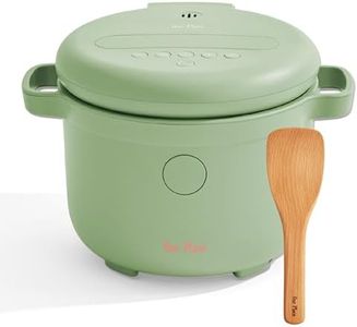 Our Place Rice Cooker | Compact Rice Cooker 3-Cup Uncooked / 6-Cup Cooked with Ceramic Nonstick Inner Pot | Fuzzy Logic Multi-Cooker for White & Brown Rice, Oatmeal & Grains | Delay Timer & Auto Keep Warm | Pistachio