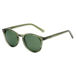 Prive Revaux The Maestro Classic Round Sunglasses – Handcrafted, Polarized Lenses, 100% UV Protection – For Men & Women, Hunter Green, Small