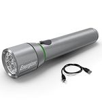 Energizer LED Tactical Flashlight, Bright Rechargeable Flashlight for Emergencies and Camping Gear, Water Resistant Flashlight, Pack of 1