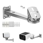 WiTi Stainless Steel Wall Mount Bracket for Surveillance Camera, Extension Arm Holder for CCTV IP WiFi Battery Cameras, Security Surveillance Systems Installing Indoor and Outdoor