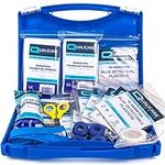 bumbur Catering First Aid Kit - Kitchen Safety Protection Blue Plasters & Dressings