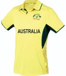 Australia 50 Over World Cup Jersey 2023 (Half Sleeves), (Maxwell, 32 (for 8 Years)) Yellow