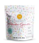 Good Dee's Hundreds and Thousands Sugar Free Chocolate Sprinkles | Low Carb Sprinkles | Keto Sprinkles with Natural Coloring | Diabetic, Dye-Free, Dairy-Free & Gluten-Free | (1g Net Carbs Per Serving) (Rainbow)