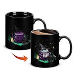 Halloween Witches Brew Colour Changing Mug - 11oz Heat Sensitive Magic Mug - Halloween Gifts and Spooky Tea Breaks