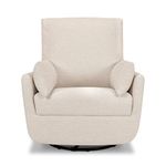 daVinci Juno Swivel Glider in Beach, Greenguard Gold & CertiPUR-US Certified