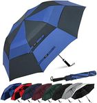 G4Free 62 Inch Portable Golf Umbrella Automatic Open Large Oversize Vented Double Canopy Windproof Waterproof Sport Umbrellas