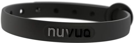 Breakaway Cat Collar - Soft, Comfortable, and Lightweight Safety Buckle Collar with Name Tag Ring for Outdoor Cats and Sensitive Skin Kittens by Nuvuq (6 ⅞" to 10 ¼", Black)