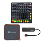 Novation Launch Control XL MIDI USB Ableton Live Controller Bundle with Launch Control XL Case & Knox 3.0 4 Port USB Hub (3 Items)