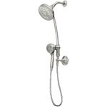 Moen Engage Combo Rainshower and Handheld Showerhead with slidebar in Spot Resist Brushed Nickel, 28501SRN