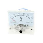 AC 0-250V Fine Tuning Dial Panel Rectangle Analog Voltage Meter Voltmeter